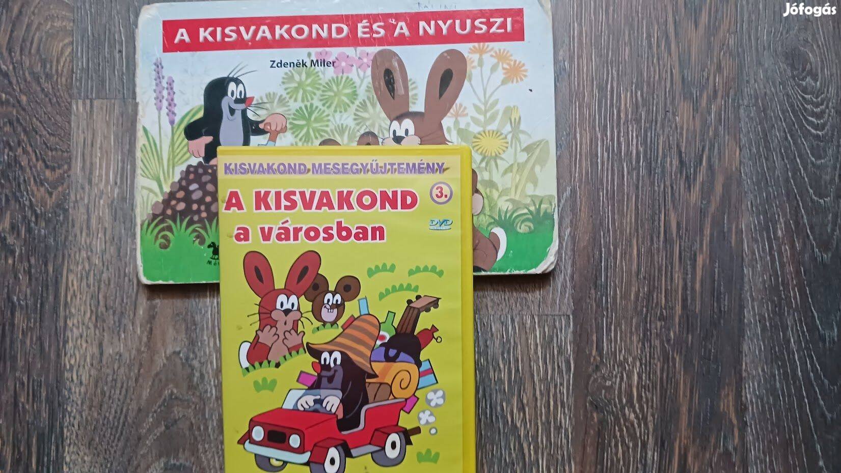 A Kisvakond könyv + DVD lemez