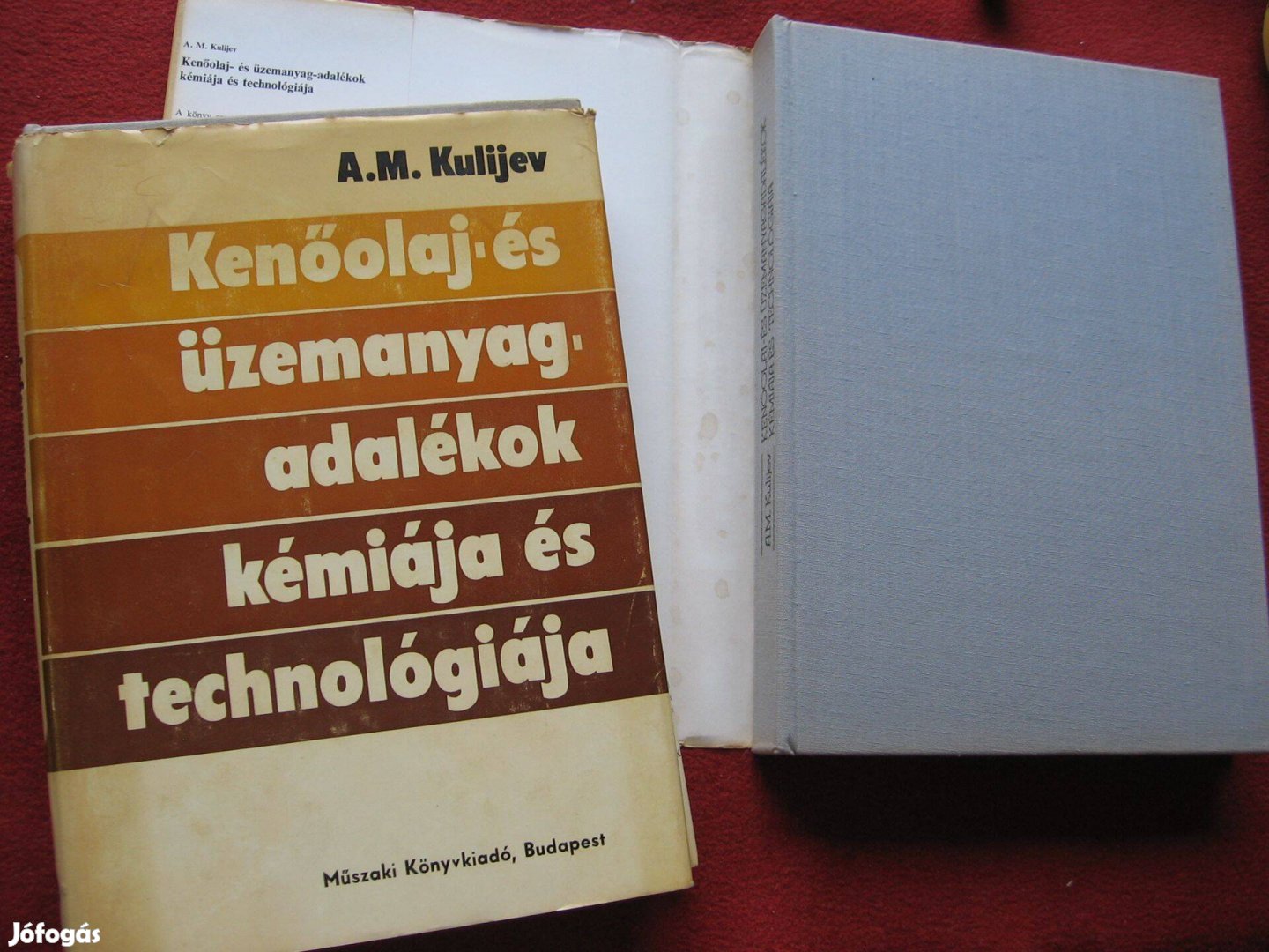 A.M.Kulijev : Kenőolaj-és üzemanyagadalékok kémiája-könyv
