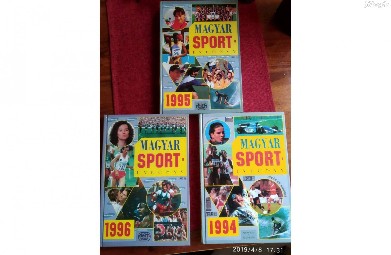 A Magyar Sport évkönyve 1992 1994 1995 1996