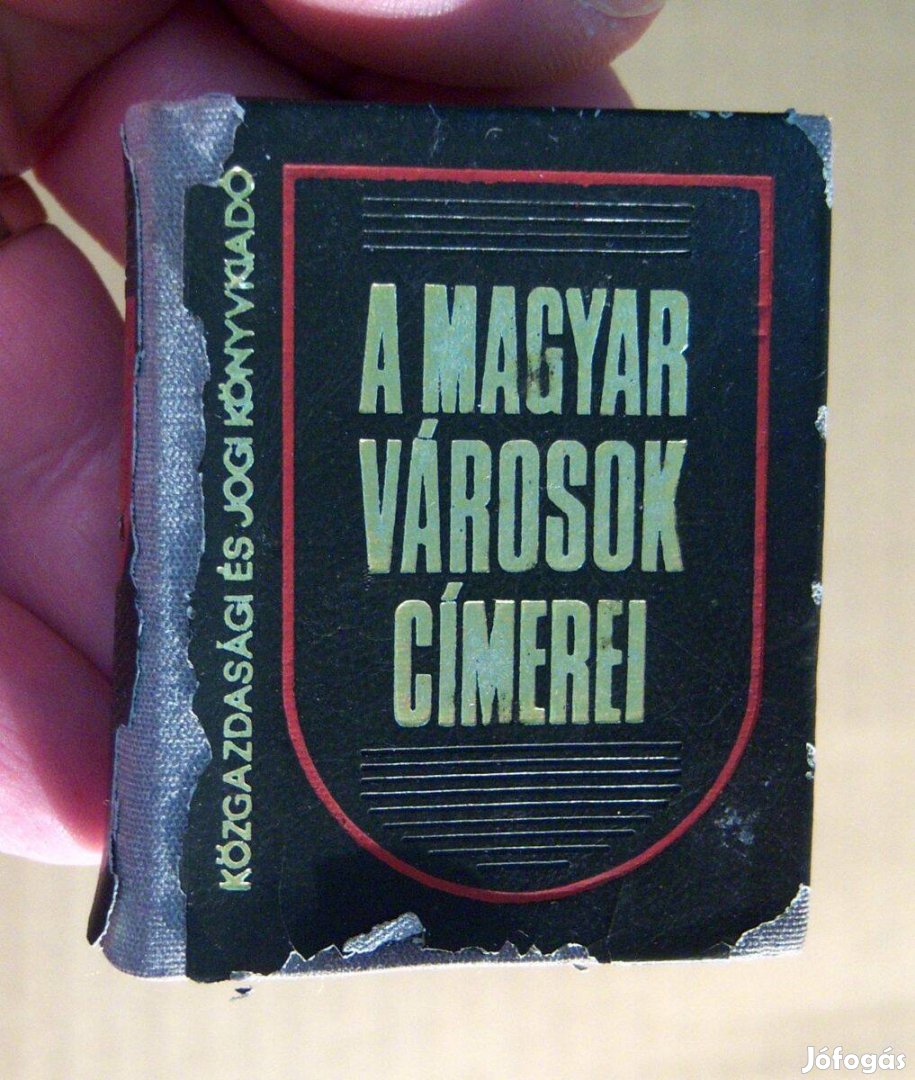 A Magyar Városok Címerei (Minikönyv) 1975 (hiányos) 10kép+tartalom