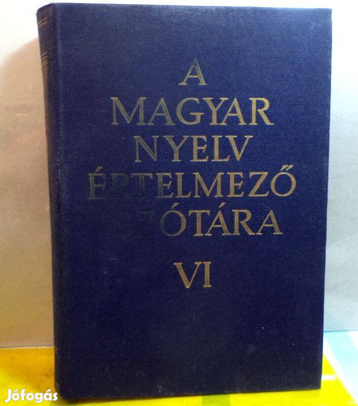 A Magyar nyelv értelmező szótára, hiányos sorozat