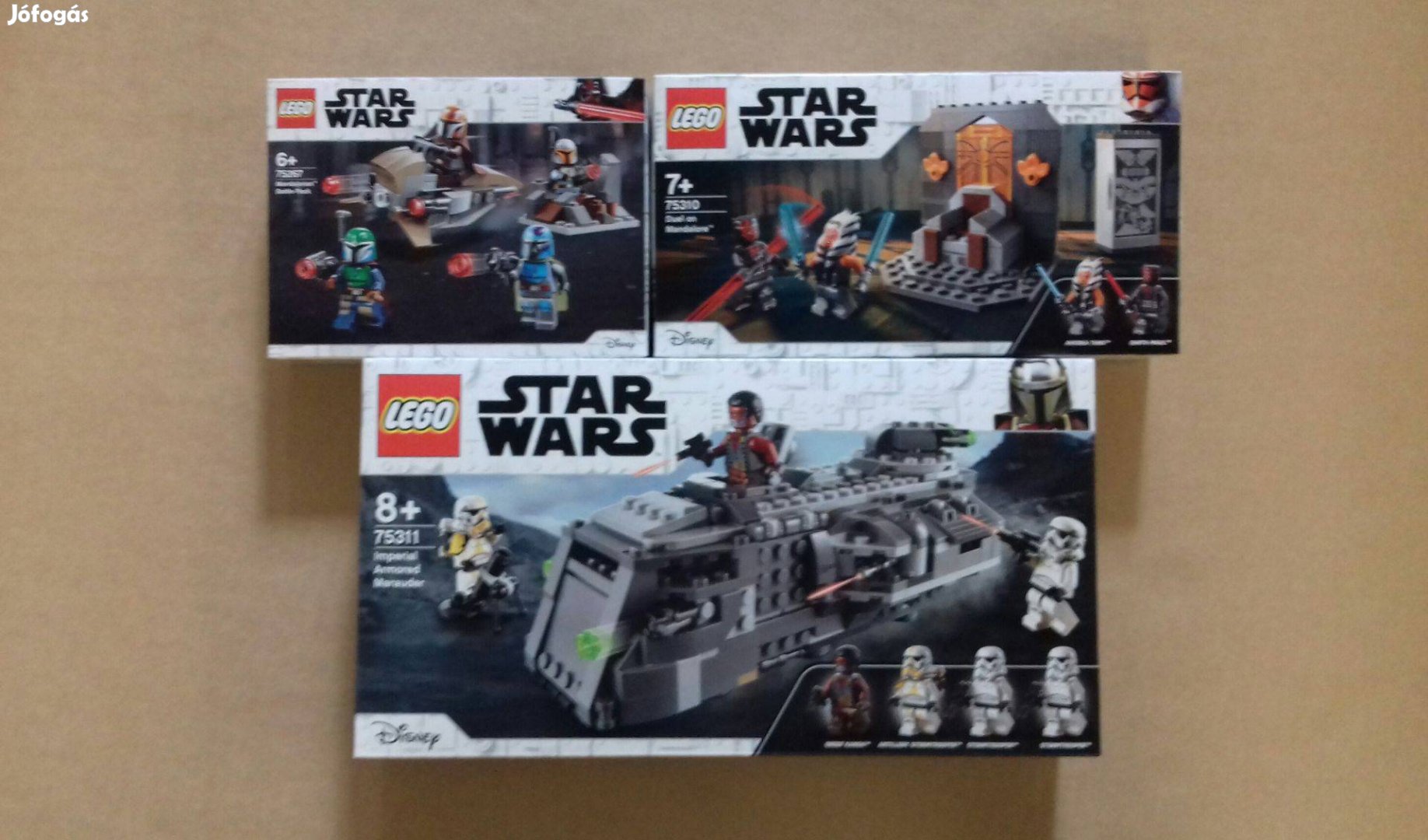 A Mandalóri -ból Star Wars LEGO -k: 75267 + 75310 + 75311 Foxpost árba