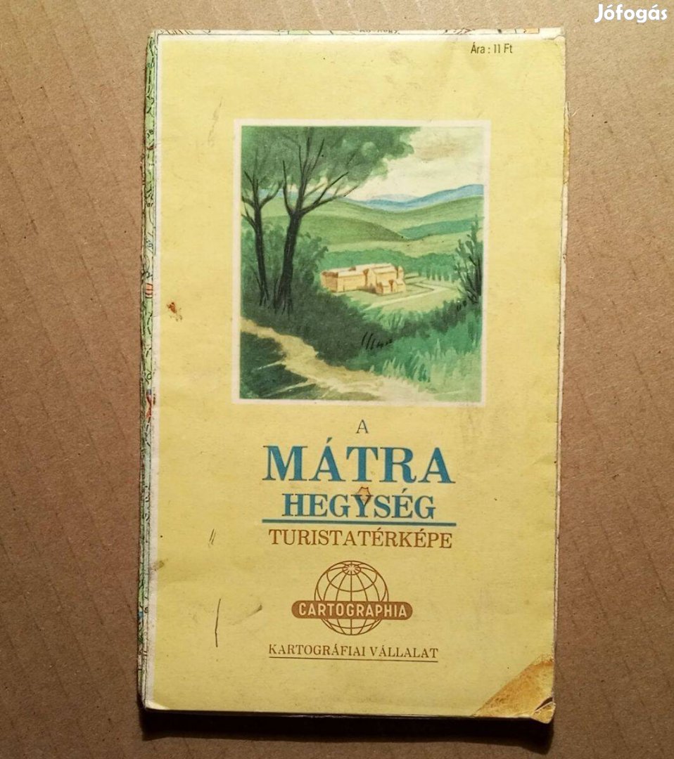 A Mátra Hegység Turistatérképe (1977) 12.kiadás