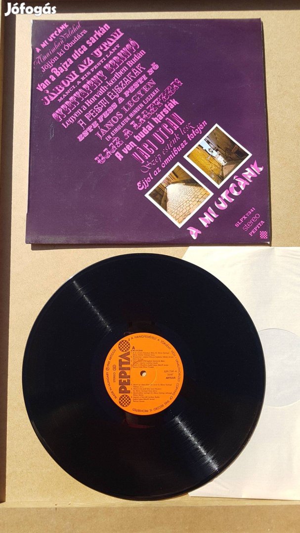 A Mi Utcánk Slpx 7341 LP hanglemez bakelit lemez