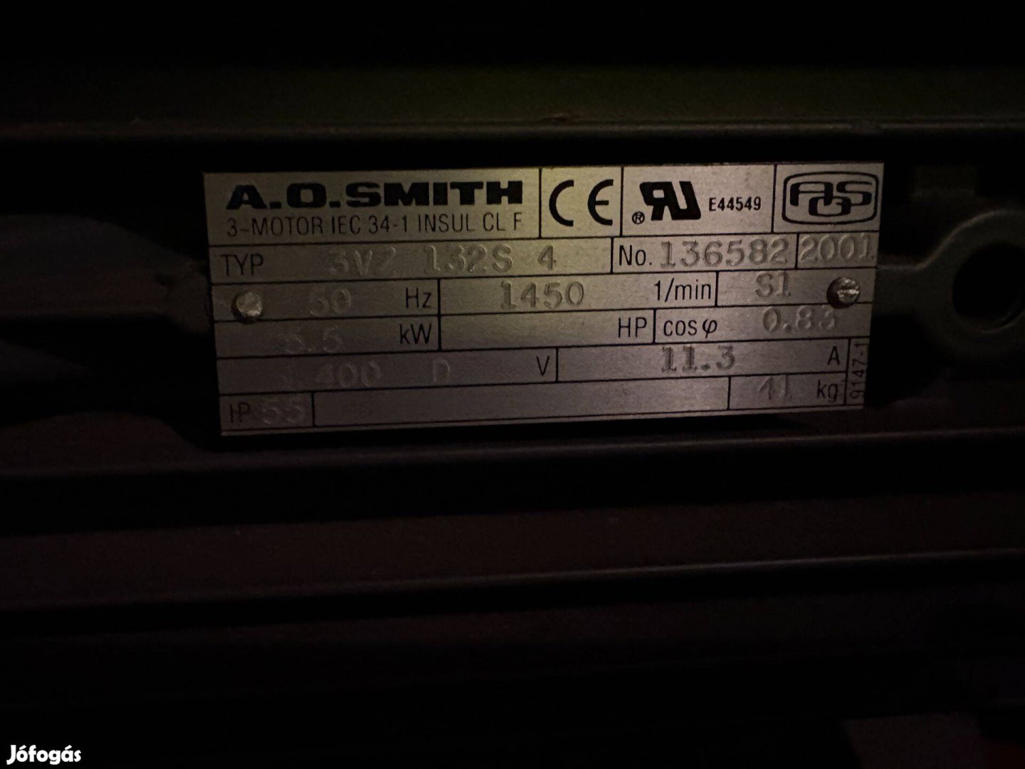 A.O.Smith Villany motor
