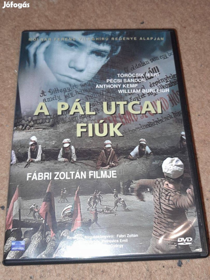 A Pál utcai fiúk DVD (1968) Fábri Zoltán filmje karcmentes lemez MOKÉP