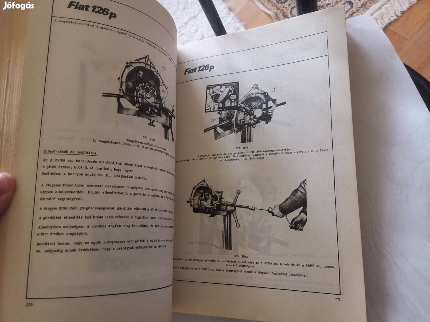 A Polski Fiat 126p személygépkocsi javítási kézikönyve 1977 kispolszki