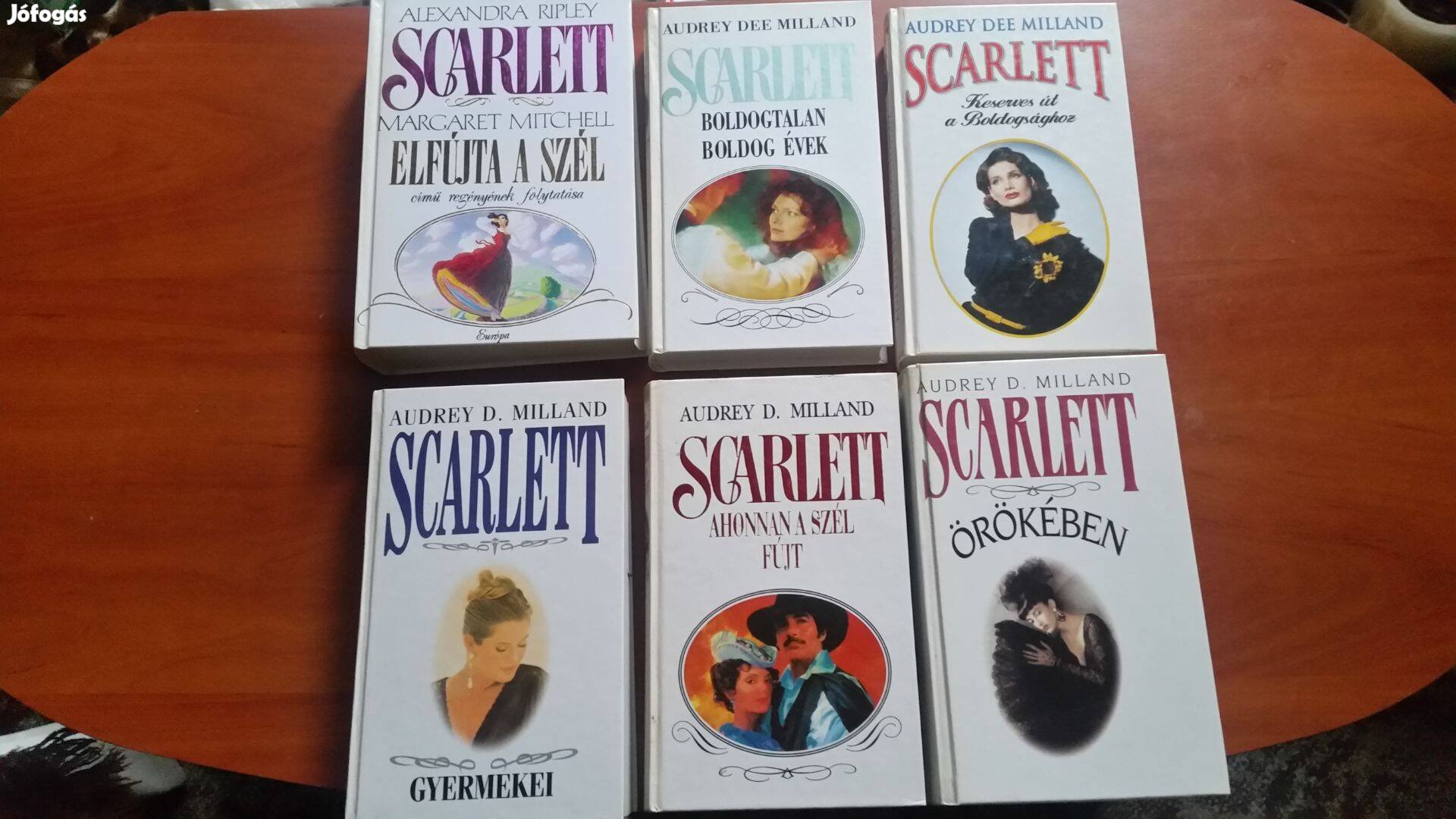 A.Ripley: Elfújta a szél - Scarlett + A.D.Milland könyvek +M. Mitchell