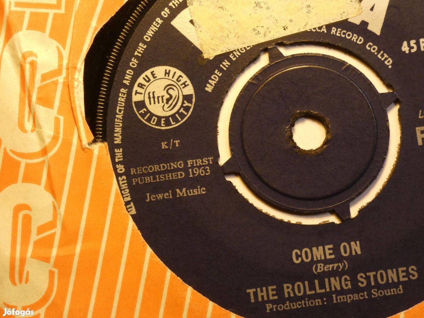 A Rolling Stones 1. kislemeze, 1963-ból