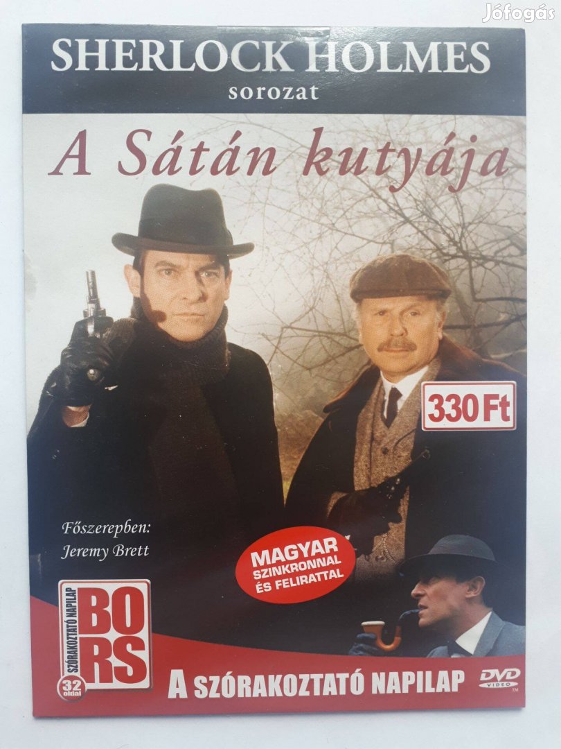 A Sátán kutyája (Sherlock Holmes) - papírtokos DVD (posta 255 Ft)