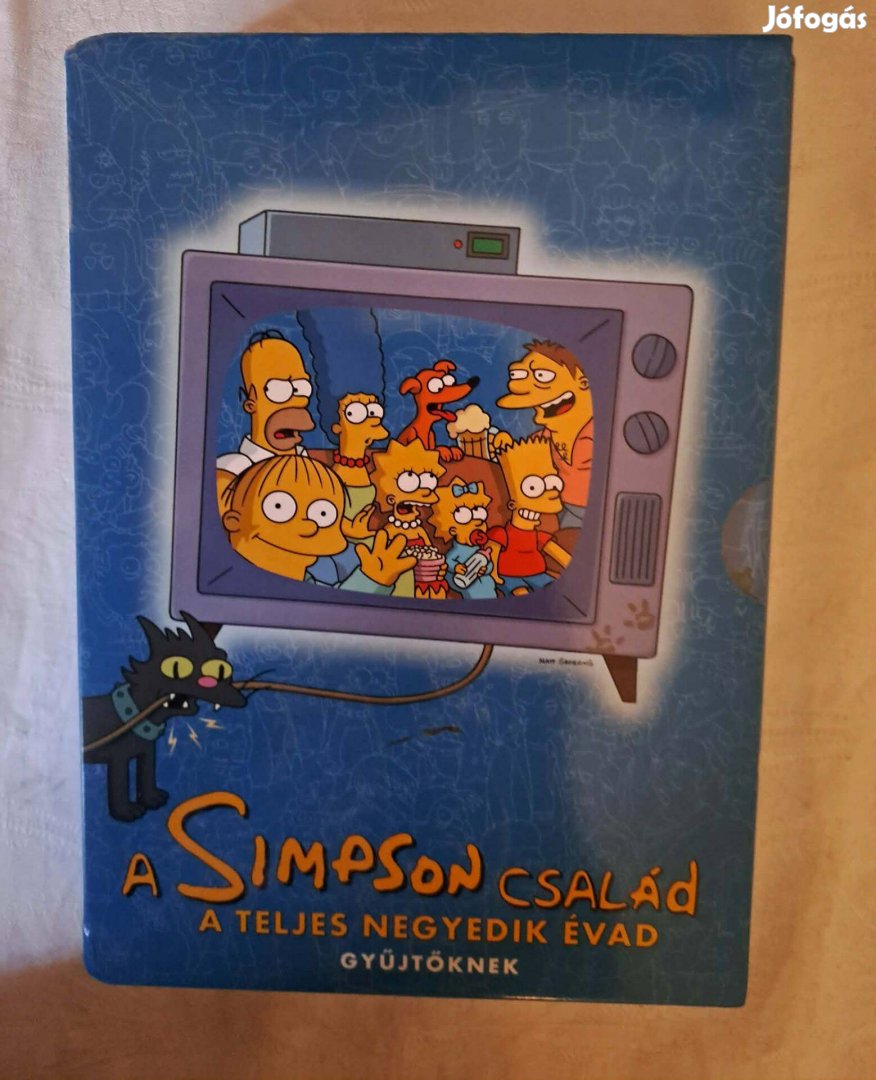 A Simpson család - A teljes negyedik évad DVD - díszdoboz