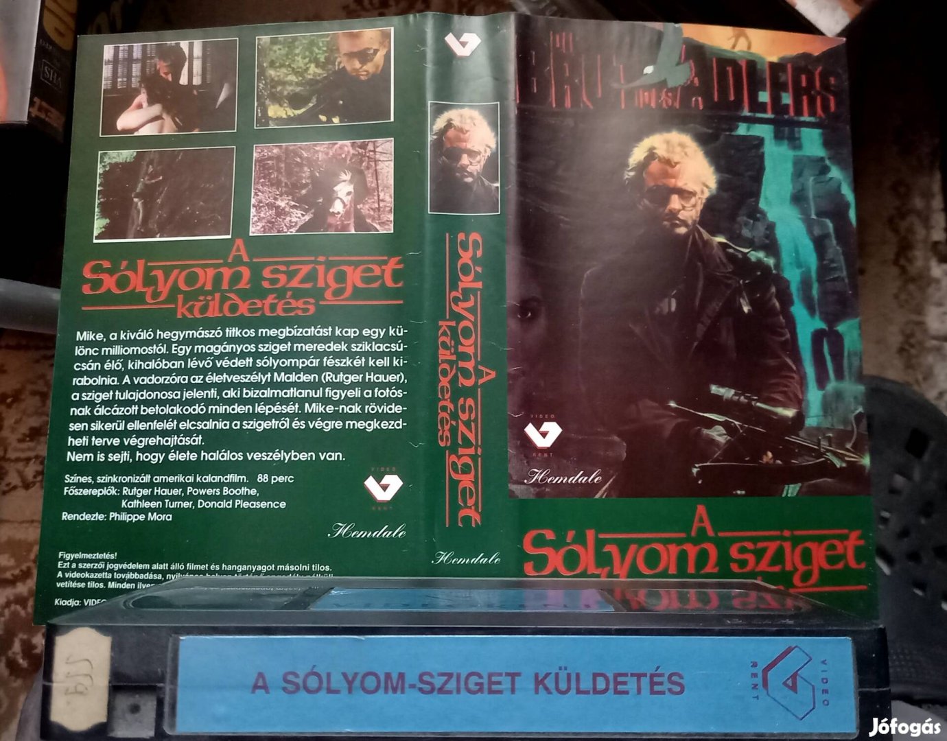 A Sólyom-sziget küldetés - kaland vhs - Rutger Hauer