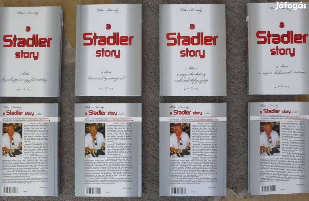 A Stadler Story 1-4. kötet / Peter I'mredy (Stadler József) (mind Új)