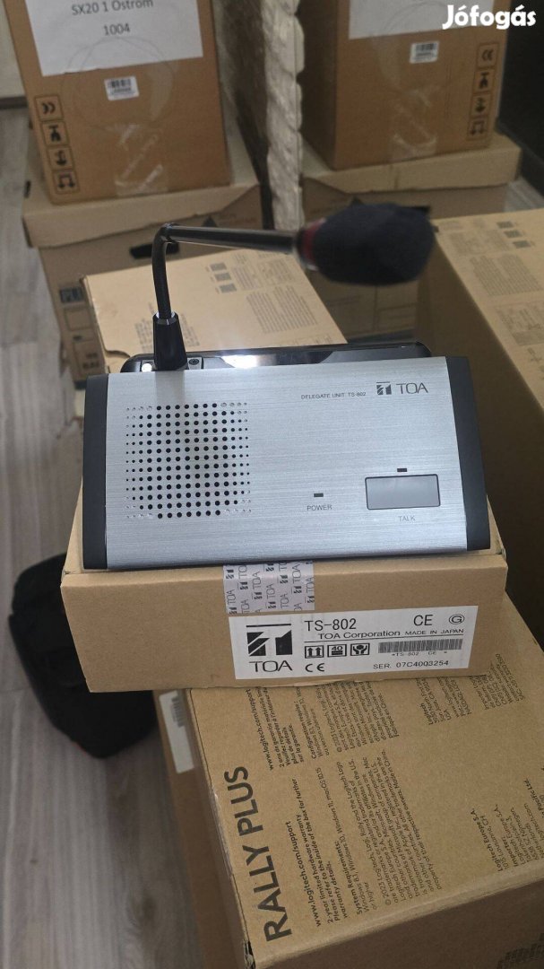 A TS-802 az infravörös konferenciarendszer résztvevői