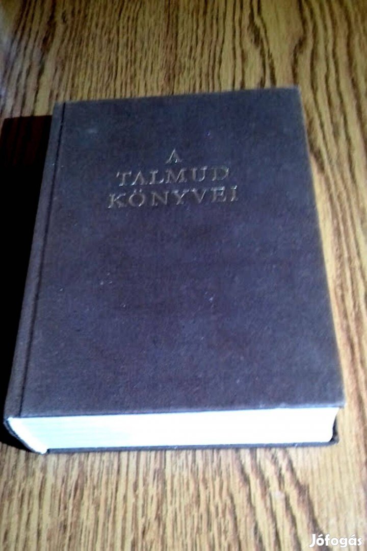 A Talmud könyvei, szép állapotban, Keszthelyen eladó!