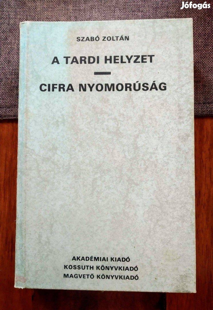 A Tardi helyzet - Cifra nyomorúság Szabó Zoltán