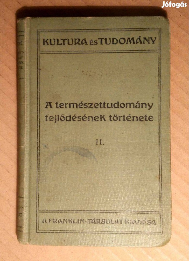 A Természettudomány Fejlődésének Története II. (Wilhelm Bölsche) 1912