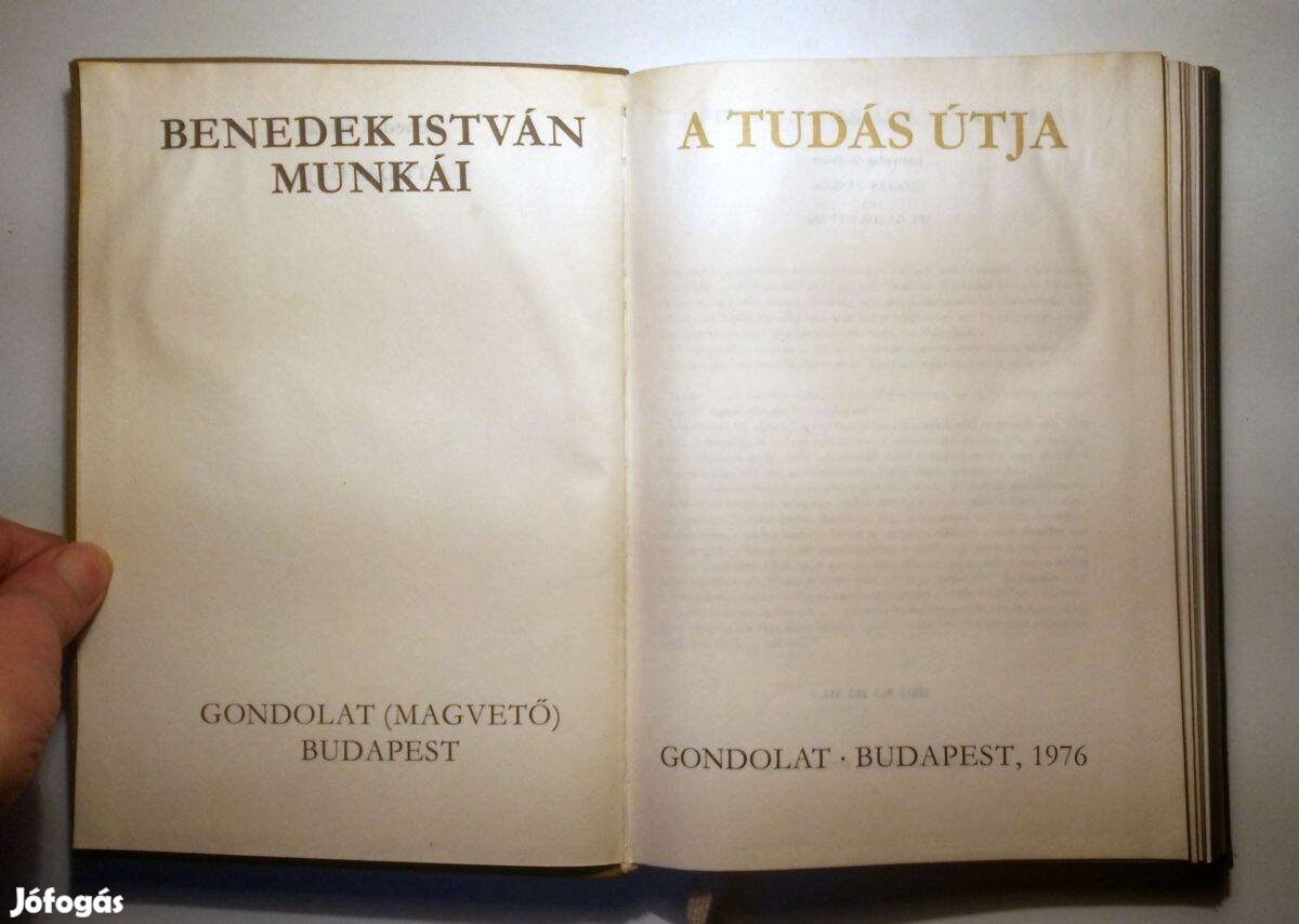 A Tudás Útja (Benedek István) 1976 (viseltes) 8kép+tartalom