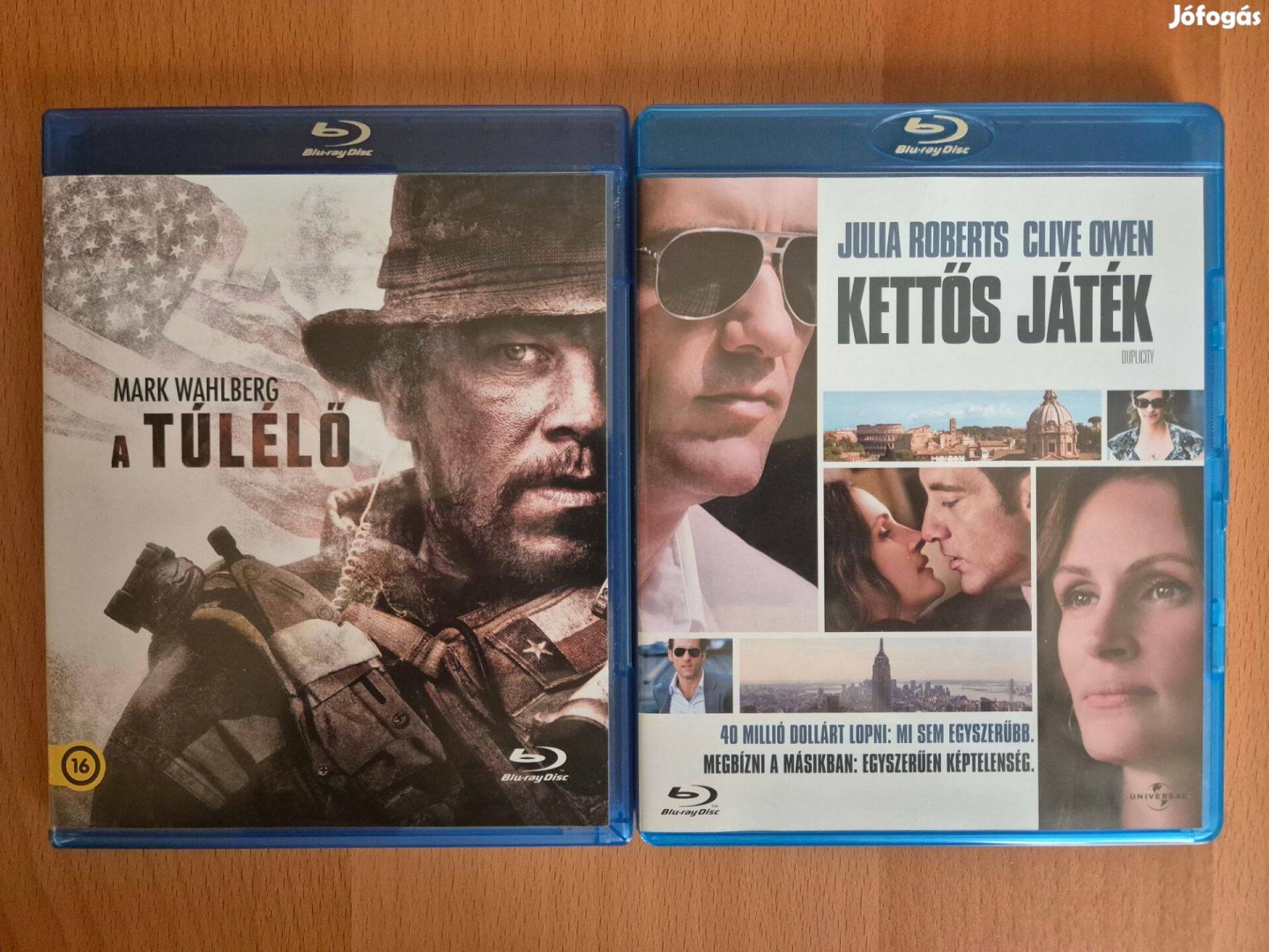 A Túlélő és Kettős Játék blu-ray filmek