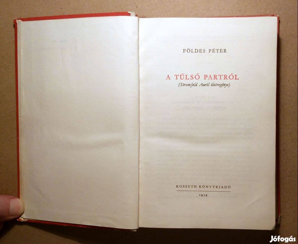 A Túlsó Partról (Földes Péter) 1959 (9kép+tartalom)