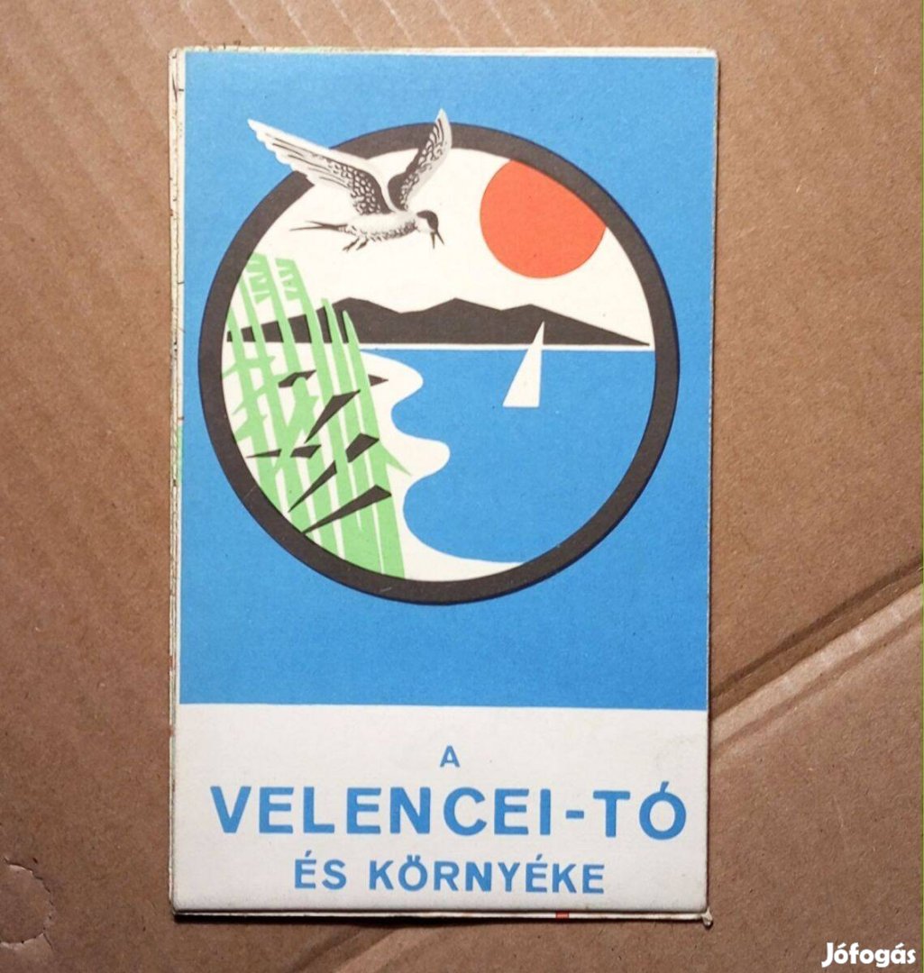 A Velencei-tó és Környéke (térkép) 1975 (3.kiadás) hibátlan