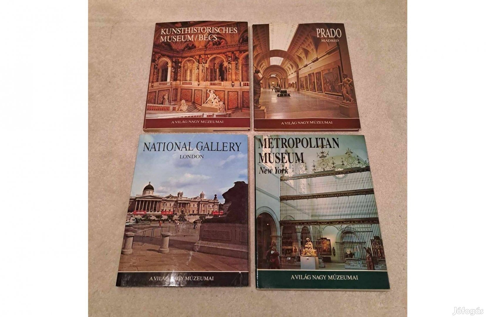 A Világ Nagy Múzeumai könyv gyűjtemény