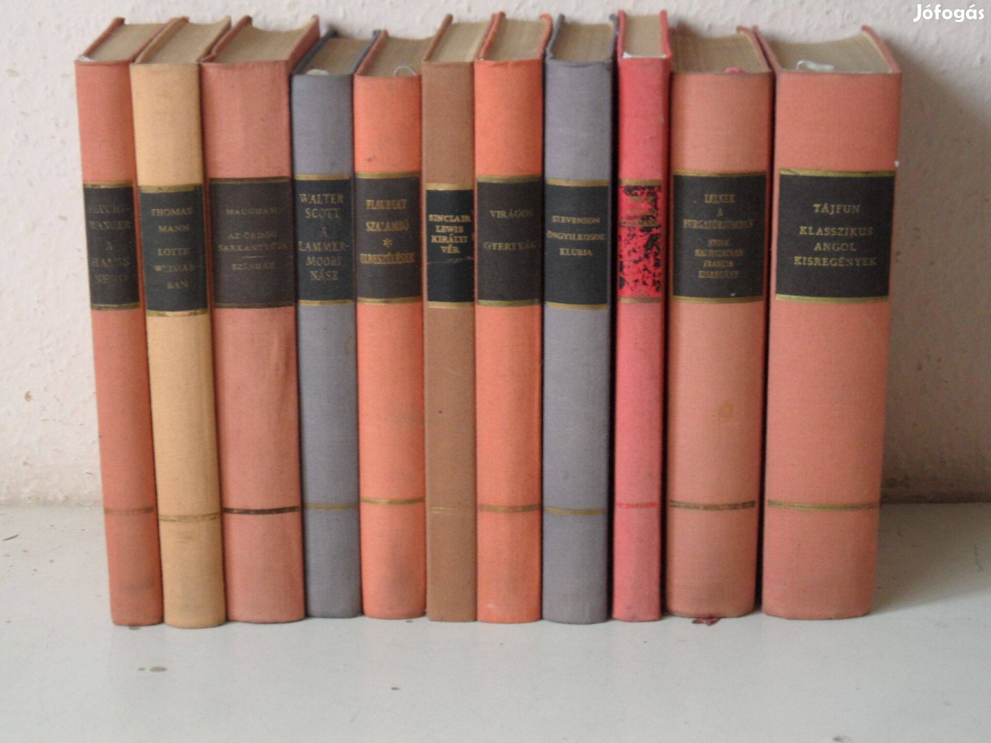 A Világirodalom Remekei könyvcsomag 11 db.