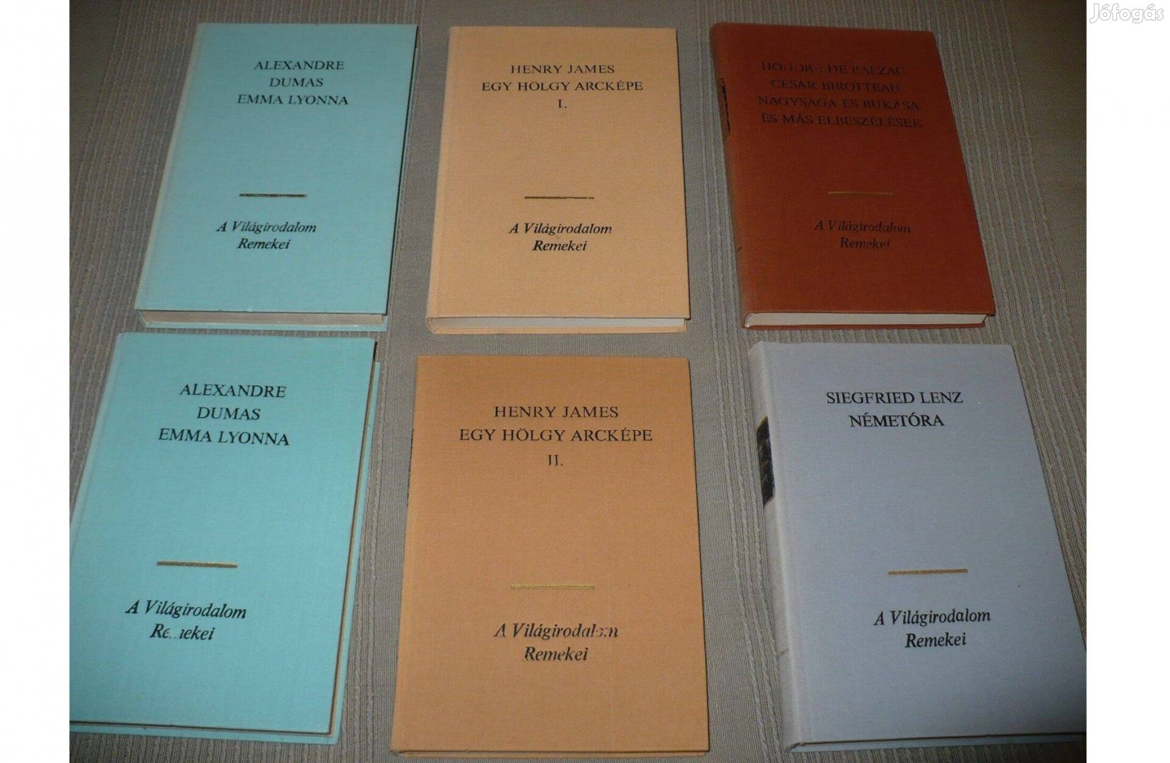 A Világirodalom Remekei könyvek