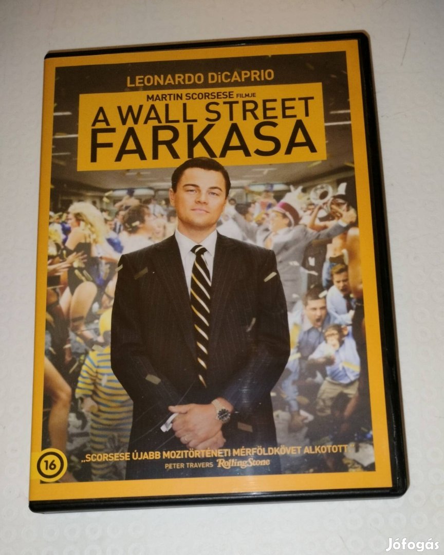 A Wall Street farkasa dvd Leonardo di Caprio 