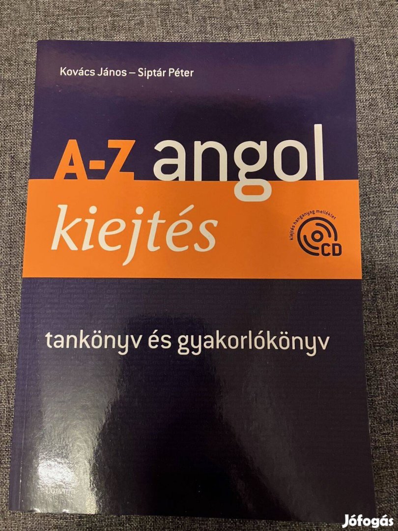 A-Z angol kiejtés tankönyv eladó