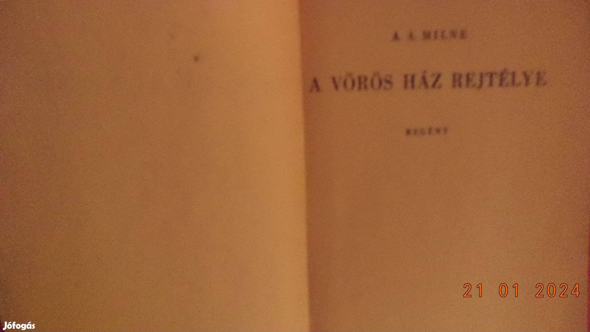 A. A. Milne: A Vörös Ház rejtélye