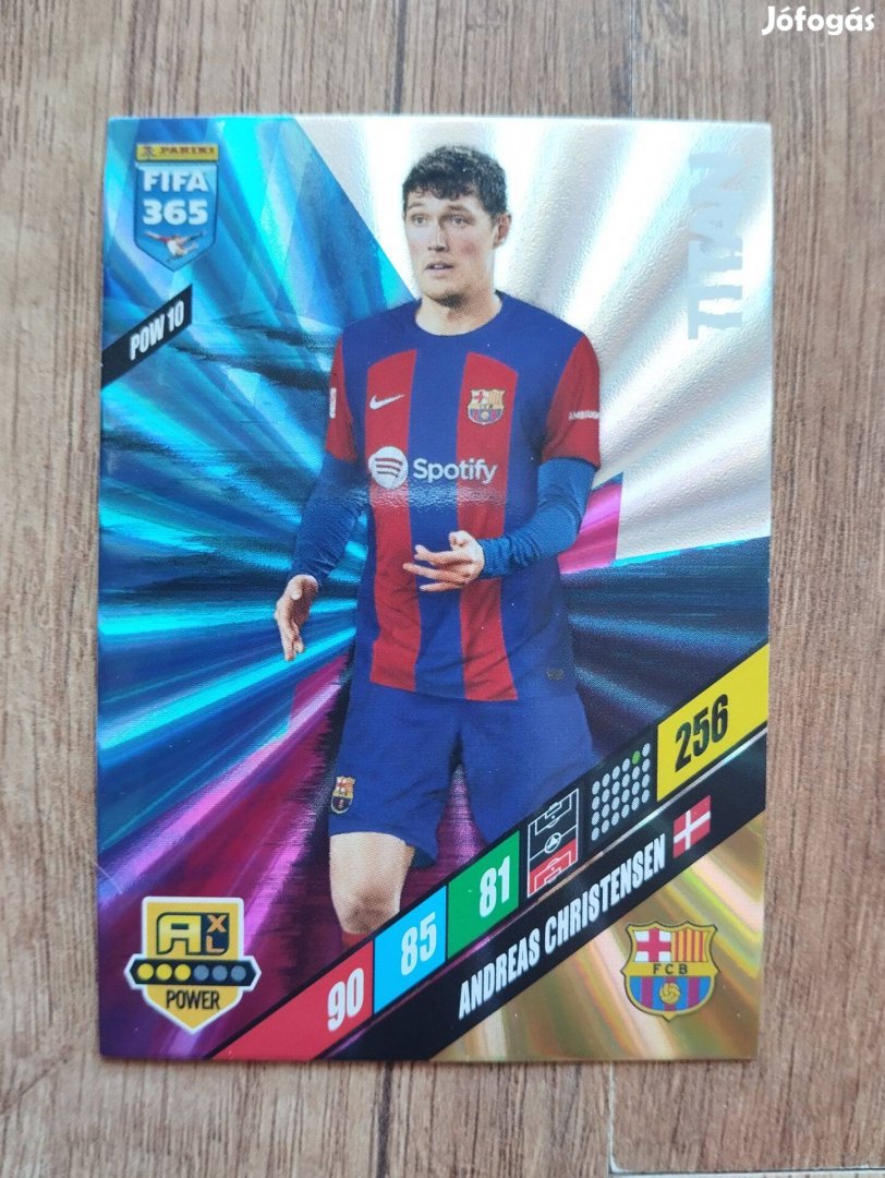 A. Christensen (Barcelona) FIFA 365 2024 Power Titan focis kártya