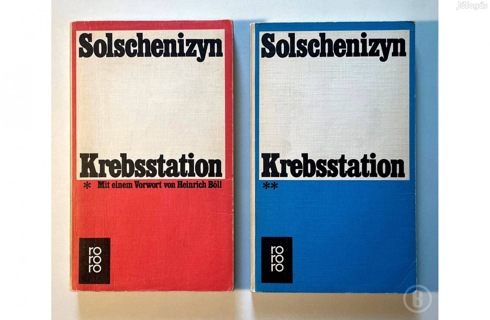 A. I. Solschenizyn: Krebsstation 1,2 (Csak személyesen!)