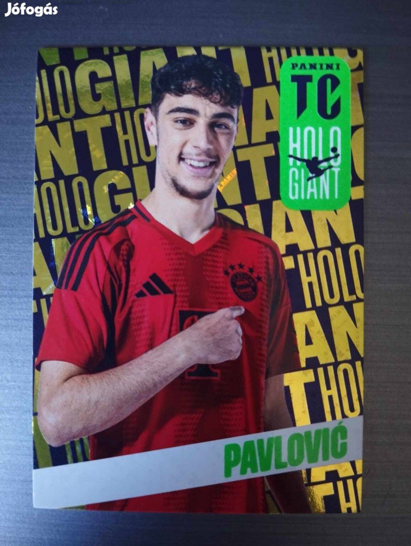 A. Pavlovic (Bayern München) Holo Giant Top Class 2025 focis kártya