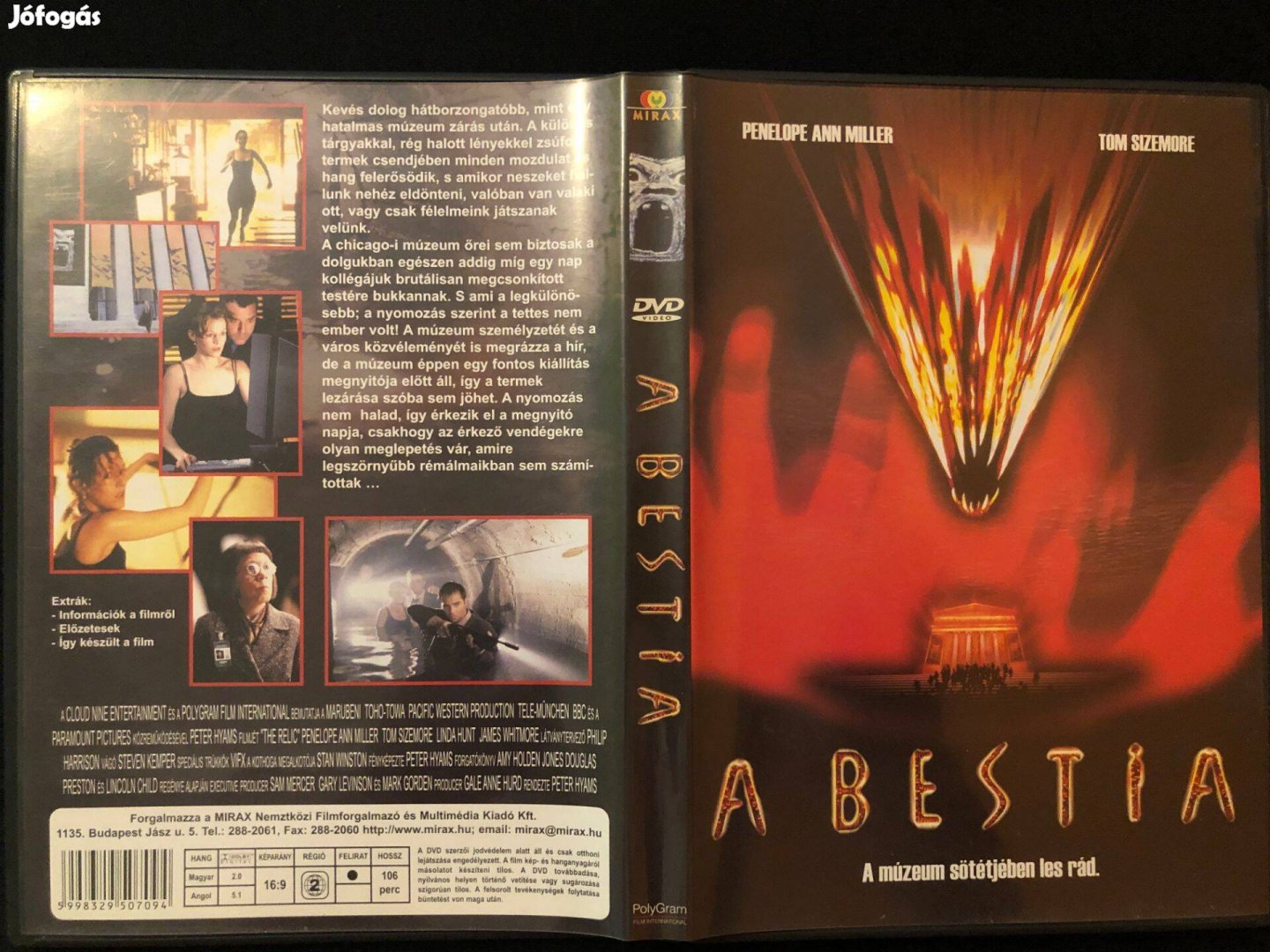A bestia (Penelope Ann Miller, Tom Sizemore) DVD
