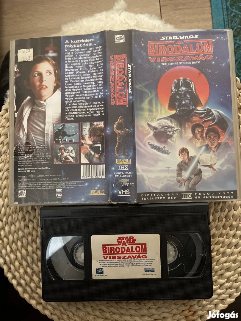 A birodalom visszavág vhs star wars