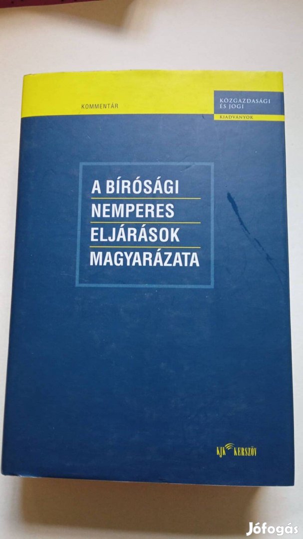 A bírósági nemperes eljárások magyarázata c könyv 800 Ft