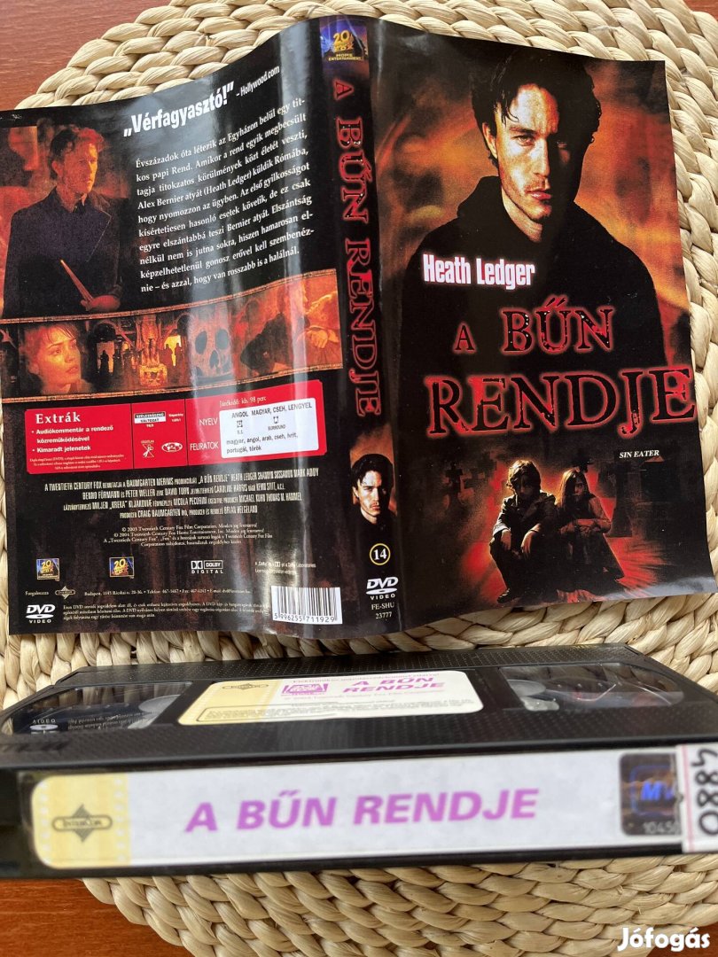 A bűn rendje vhs