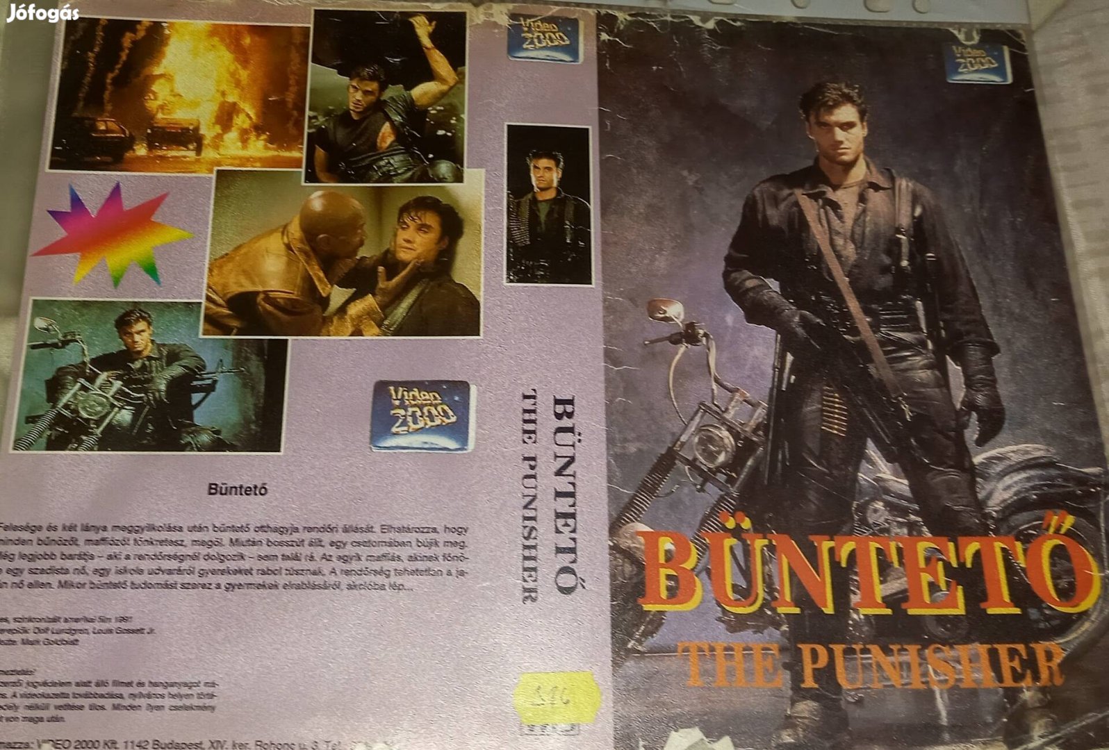 A büntető - akció vhs - Dolph Lundgren