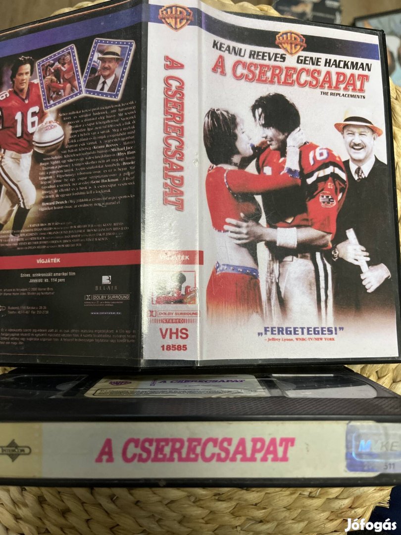 A cserecsapat vhs m