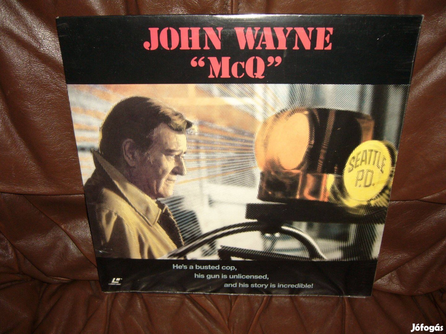 A detektív két tűz között / " McQ " /Laserdisc ! Original ! John Wayne