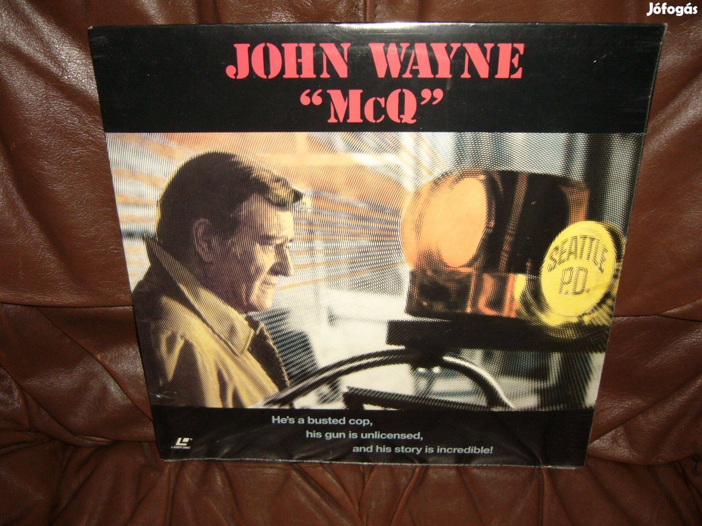 A detektív két tűz között / " McQ " /Laserdisc ! Original ! John Wayne