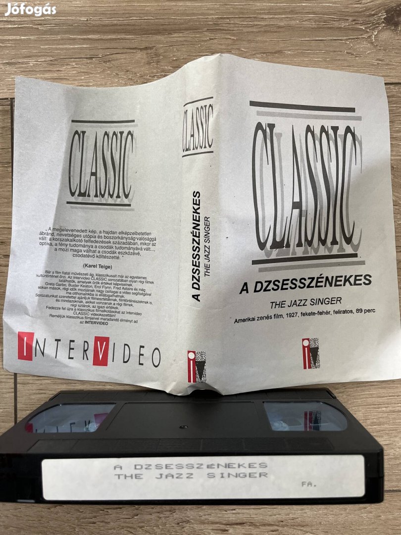 A dzsesszénekes vhs intervideo