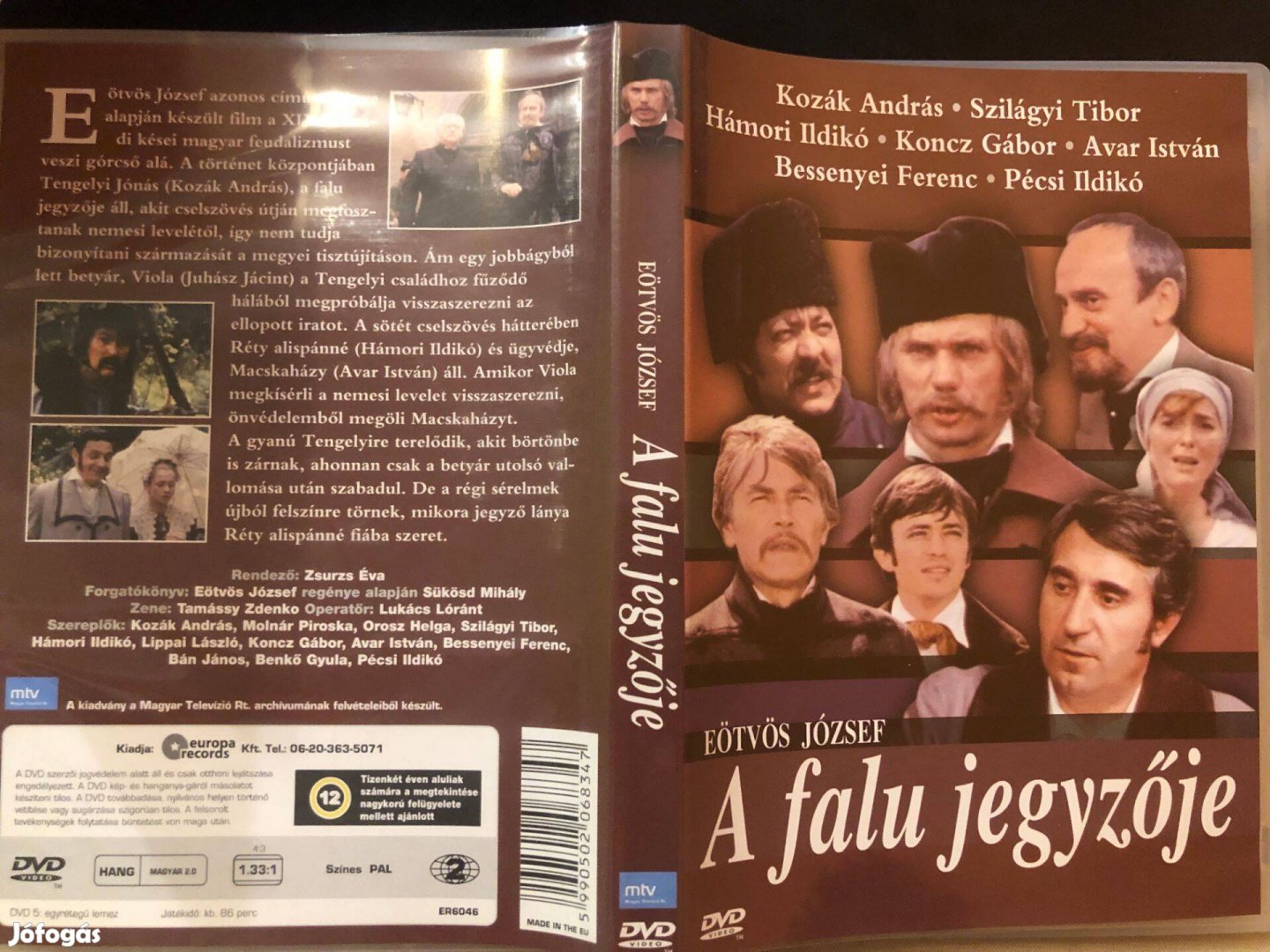 A falu jegyzője (karcmentes, Szilágyi Tibor) DVD