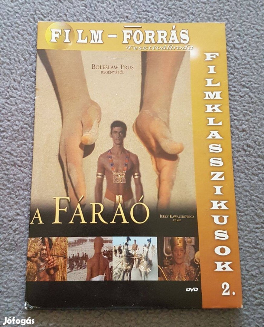A fáraó dvd (papírtasakos, bontatlan)