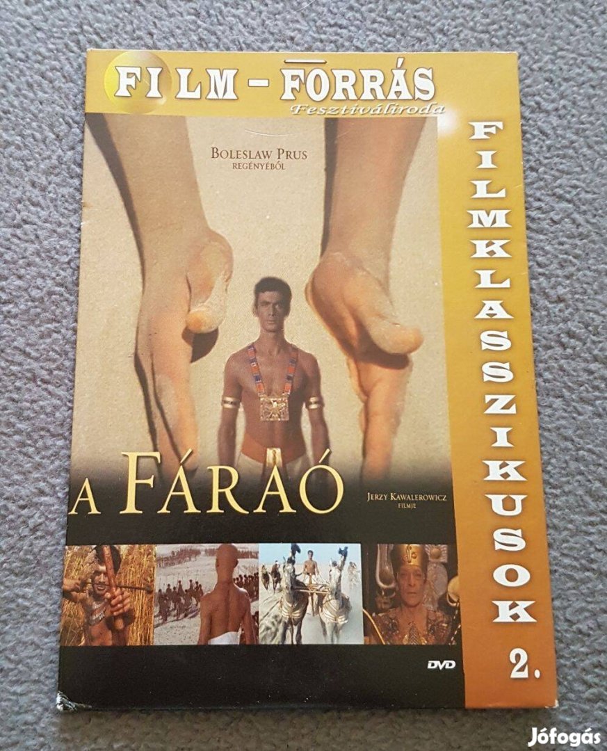 A fáraó dvd (papírtasakos, bontatlan)