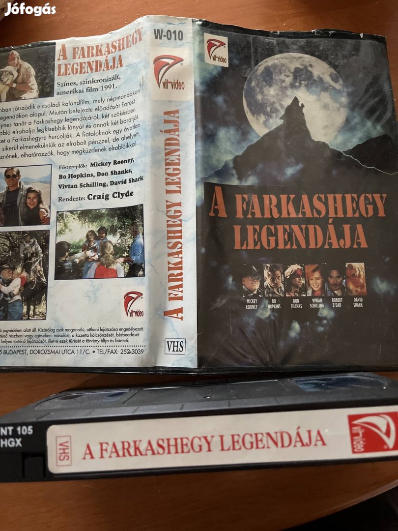 A farkashegy legendája vhs 