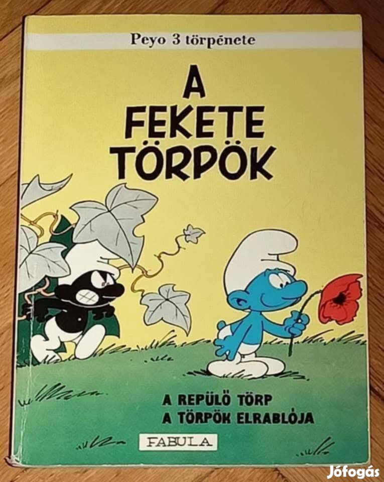 A fekete törpök Hupikék törpikék képregény 3 történet