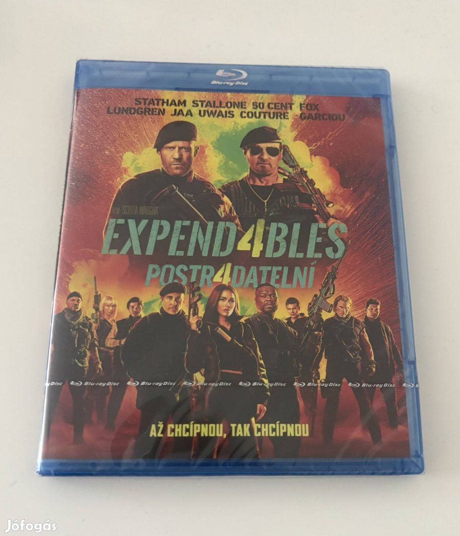 A feláldozhatók 4 bontatlan blu-ray