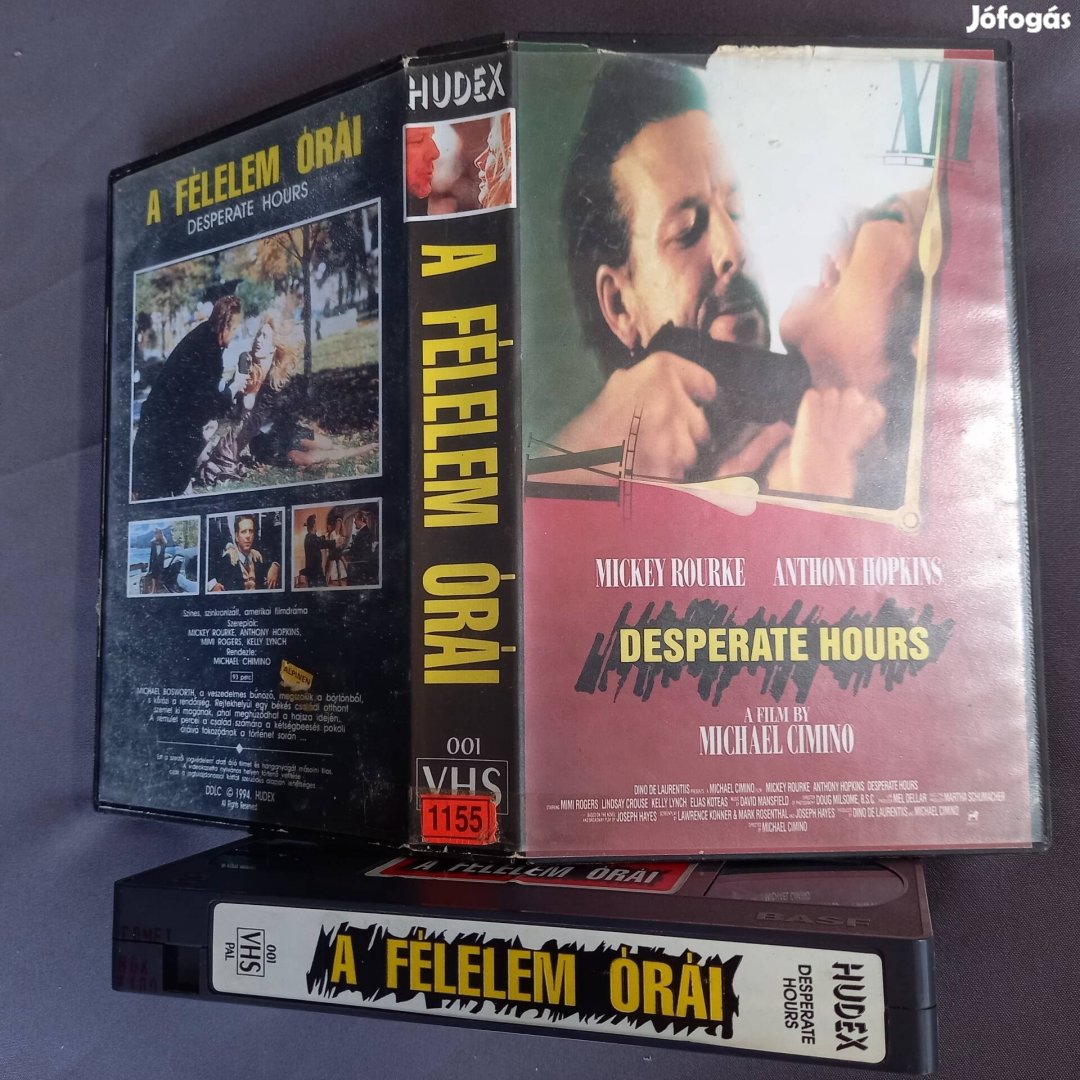 A félelem órái - hudex vhs - Mickey Rourke